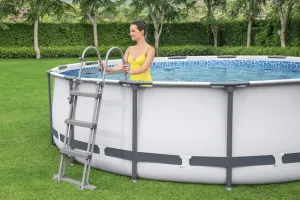 Bazén Bestway® Steel Pro MAX, 56488, filter, pumpa, rebrík, plachta, 4,57x1,07 m