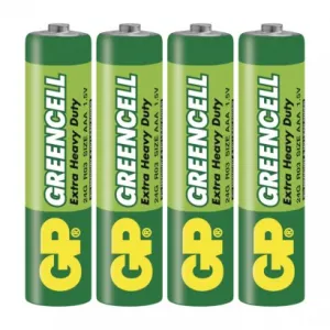 GreenCell GP AAA R03 Zinko Chloridové Batérie 4ks