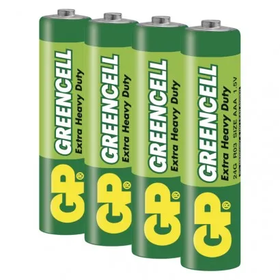 GreenCell GP AAA R03 Zinko Chloridové Batérie 4ks