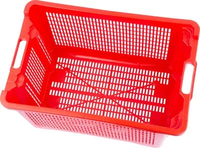 Prepravka ICS M402000, 40 lit, 56x35x31 cm, perforovaná, červená