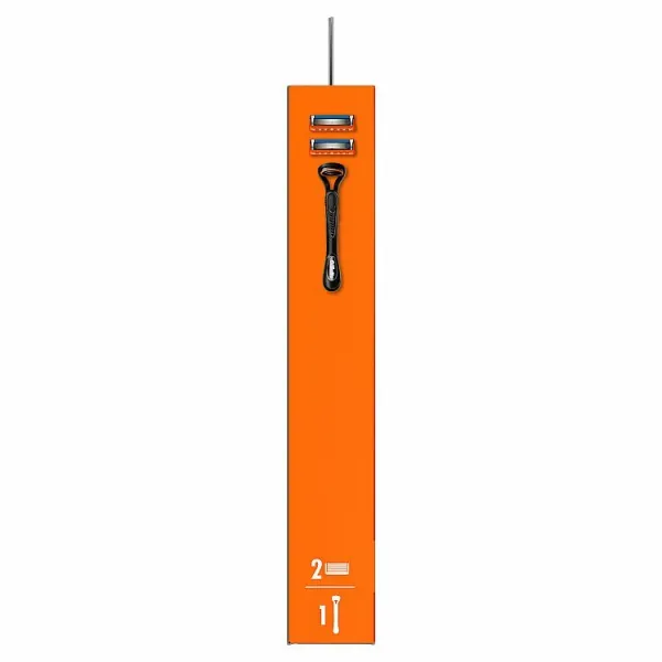 Gillette Fusion5 Holiaci Strojček pre Mužov, 1 Holiaci Strojček, 2 Náhradné Hlavice