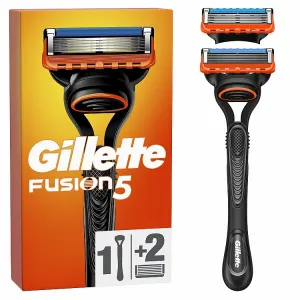 Gillette Fusion5 Holiaci Strojček pre Mužov, 1 Holiaci Strojček, 2 Náhradné Hlavice