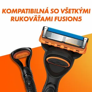 Gillette Fusion5 Power Náhradné Holiace Hlavice pre Mužov, 4 Náhradné Holiace Hlavice