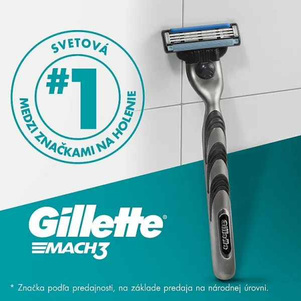 Gillette Mach3 Náhradné Holiace Hlavice pre Mužov, 5 Náhradné Holiace Hlavice