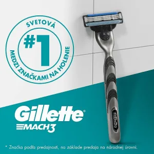 Gillette Mach3 Náhradné Holiace Hlavice pre Mužov, 5 Náhradné Holiace Hlavice