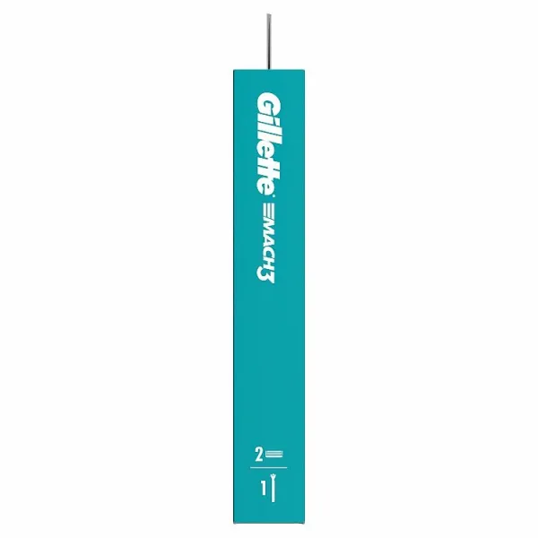 Gillette Mach3 Holiaci Strojček pre Mužov, 1 Gillette Holiaci Strojček,  2 Náhradné Holiace Hlavice