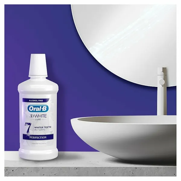 Oral-B 3D White Luxe Perfection Ústna Voda 500ml