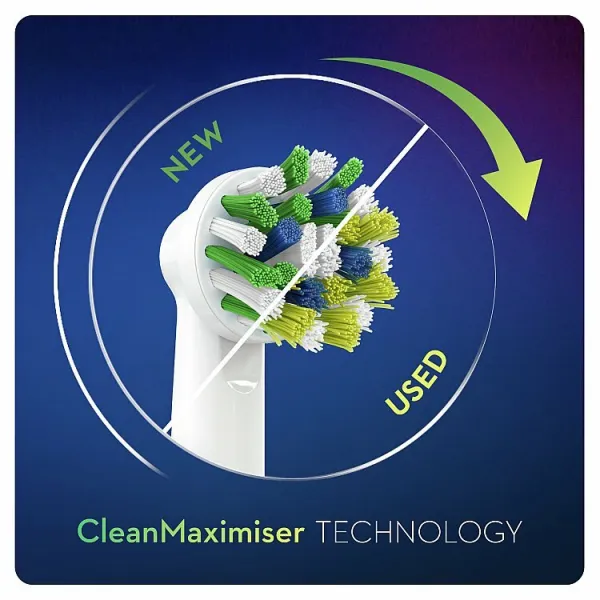 Oral-B EB 50-4 CrossAction náhradní hlavice s Technologií CleanMaximiser, 4 ks