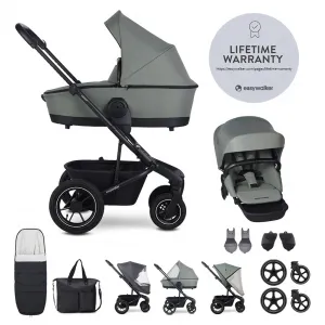 Kočík Easywalker Harvey5 Air set XXL s príslušenstvom Farba: Pebble Grey
