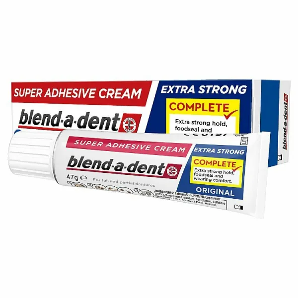 Blend-a-dent Extra Stark Original complete fixačný krém 47 g