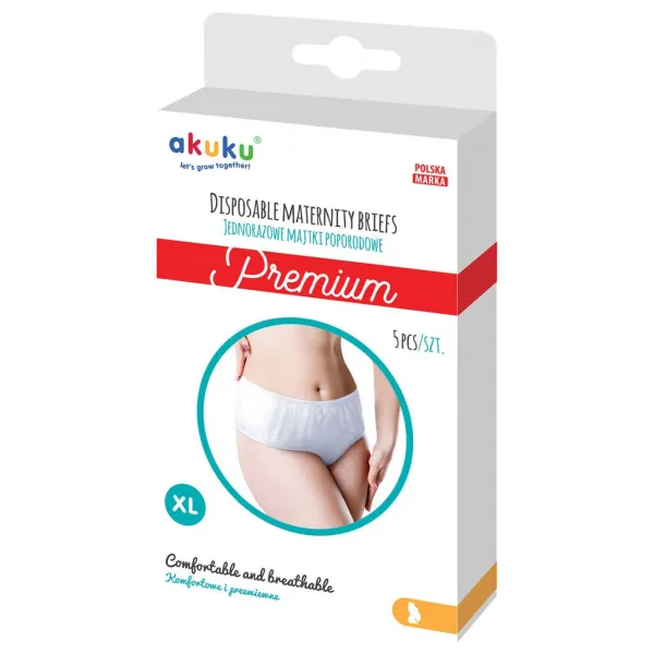 Akuku  jednorazové popôrodné nohavičky Premium Veľkosť: S