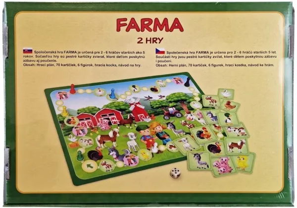 CreativeToys Spoločenská hra Farma
