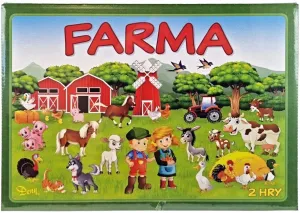 CreativeToys Spoločenská hra Farma