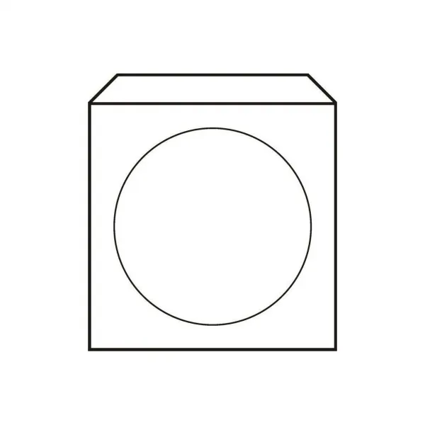 Harmanec-Kuvert Obálky na CD 125x125 s okienkom 100 ks