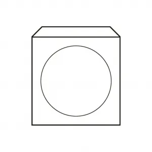 Harmanec-Kuvert Obálky na CD 125x125 s okienkom 100 ks