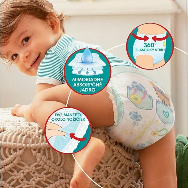 Pampers Active Baby Pants Labková Patrola Veľkosť 4 72 ks