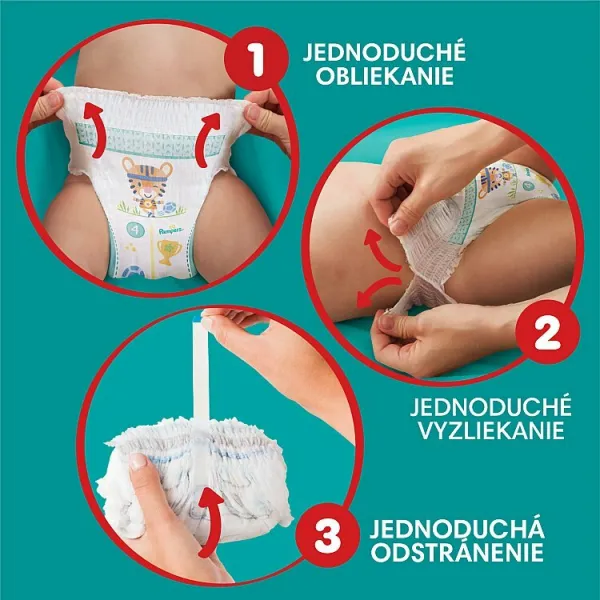 Pampers Active Baby Pants Labková Patrola Veľkosť 4 72 ks