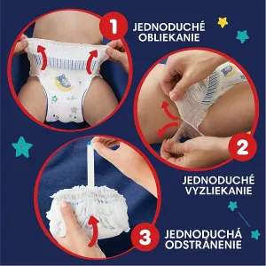 Pampers Night Pants plienkové nohavičky veľkosť 6 15 kg 19 ks