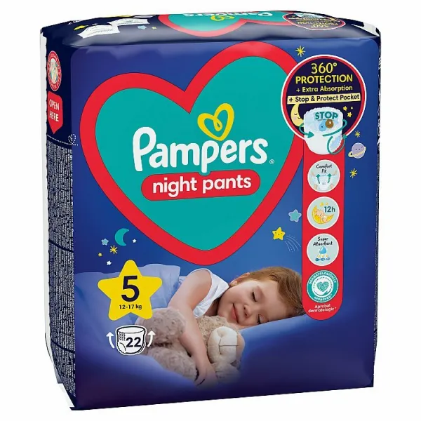 Pampers Active Baby plienkové nohavičky veľkosť 5 11-17 kg 22 ks