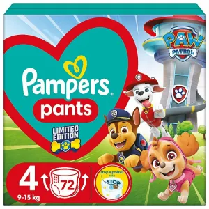 Pampers Active Baby Pants Labková Patrola Veľkosť 4 72 ks