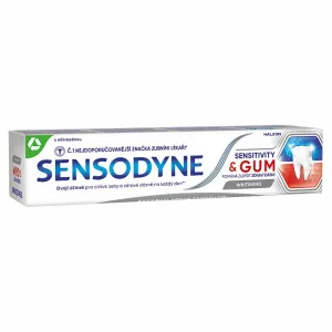 Sensodyne Sensitivity & Gum Whitening bieliaca zubná pasta na ochranu zubov a ďasien 75 ml