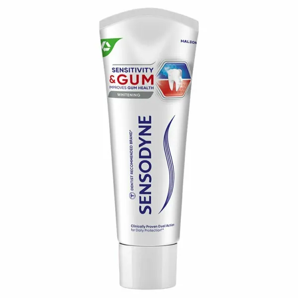 Sensodyne Sensitivity & Gum Whitening bieliaca zubná pasta na ochranu zubov a ďasien 75 ml