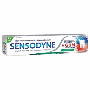 Sensodyne Sensitivity & Gum Caring Mint zubná pasta s fluoridom 75 ml