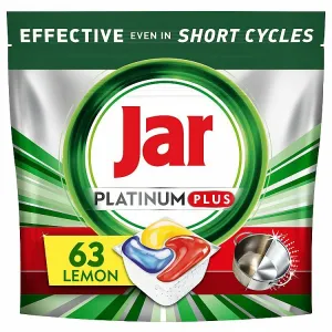 Jar Platinum Plus All In One Tablety Do Umývačky Riadu, Citrón, 63 Kapsúl
