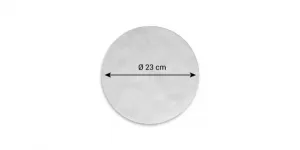 TESCOMA Papier na pečenie okrúhly DELÍCIA, priemer 23 cm, 20 ks