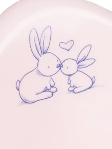 TEGA Detský nočník Bunny ružový