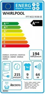 Whirlpool FFT M22 9X3B EE