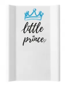 NELLYS Prebaľovacia podložka, mäkká, vyvýšené boky, Little Prince, 50 x 70cm, biela