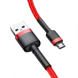 Baseus CAMKLF-C09 Kábel Micro USB 2m, Červený