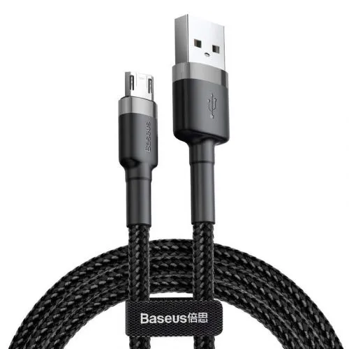 Baseus CAMKLF-CG1 Kábel Micro USB 2m, Čierny
