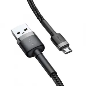 Baseus CAMKLF-CG1 Kábel Micro USB 2m, Čierny