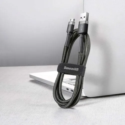 Baseus CAMKLF-CG1 Kábel Micro USB 2m, Čierny