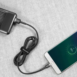 Baseus CAMKLF-CG1 Kábel Micro USB 2m, Čierny