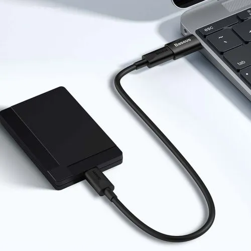 Baseus Ingenuity OTG adaptér USB-A na USB-C (čierny) 031667