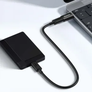 Baseus Ingenuity OTG adaptér USB-A na USB-C (čierny) 031667