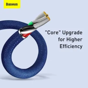 Kábel USB do Lightning Baseus Crystal Shine, 2,4 A, 1,2 m (niebieski) 030322