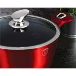 Hrniec Berlingerhaus s mramorovým povrchom a pokrievkou 20 cm Burgundy Metallic Line BH-1256