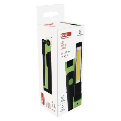 EMOS Nabíjacia baterka COB LED P4540, 750 lm, 1800 mAh