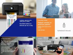 Atramentová tlačiareň EPSON EcoTank L11160, A3+, 25 strán za minútu, 1200x4800 dpi, USB, Wi-Fi, 3 roky záruka po reg., Obchod v 2500 Kč