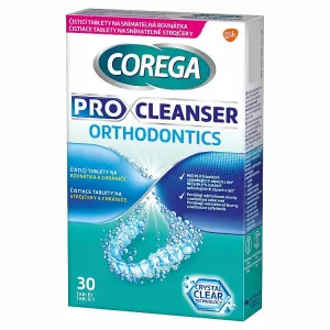 Corega Pro Cleanser Orthodontics čistiace tablety 30 tabliet