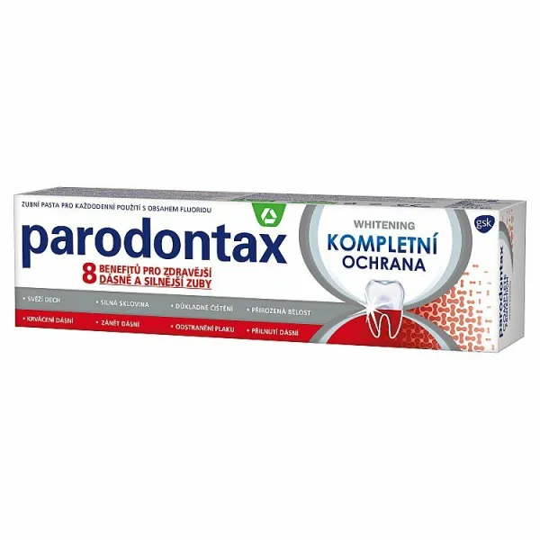 Parodontax Whitening kompletná ochrana zubná pasta s fluoridom 75 ml