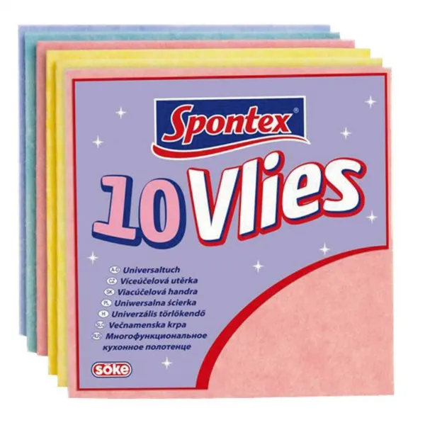 Utierka z viskózy Spontex 10 Vlies 10 kusov