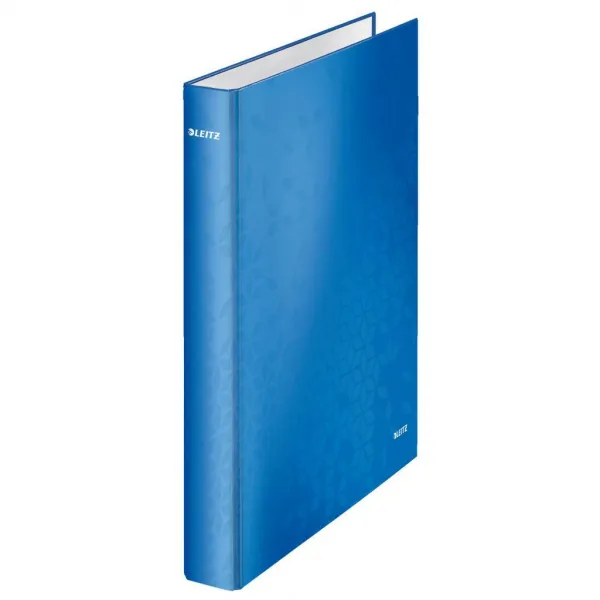 Leitz Zakladač krúžkový A4 Wow Maxi 4 cm 4 krúžky modrý