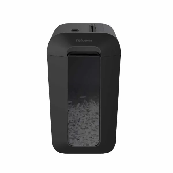 Skartovač Fellowes LX 65 P-4, Cross cut 4x40mm, 10 listov, 22l, Credit Card, čierny