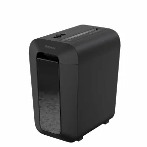 Skartovač Fellowes LX 65 P-4, Cross cut 4x40mm, 10 listov, 22l, Credit Card, čierny