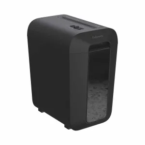 Skartovač Fellowes LX 65 P-4, Cross cut 4x40mm, 10 listov, 22l, Credit Card, čierny